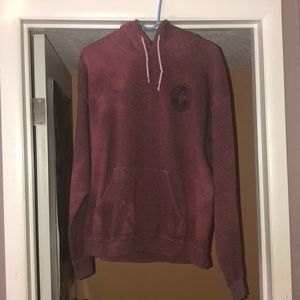 Burgundy Obey Hoodie